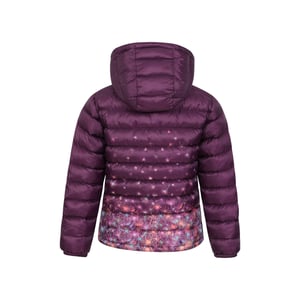 Mountain Warehouse Barn/Kids Seasons Dandelions Vadderad jacka (Lila)