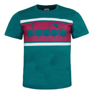 Diadora Logo Mens Deep Lake T-Shirt