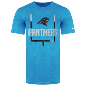 Nike NFL Carolina Panthers Legend Goal Post blå t-shirt för herrar