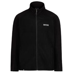 Regatta Great Outdoors Mens Hedman II Two Tone Fleecejacka med full dragkedja (svart/svart)