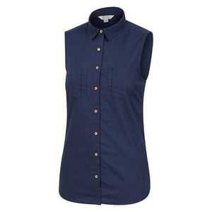 Mountain Warehouse Dames/Dames Kokosnoot Mouwloos Shirt (Marine)