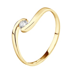 DIADEMA - Ring - Diamant - Gult guld
