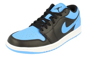 Nike Air Jordan 1 Low Heren Zwarte Sneakers