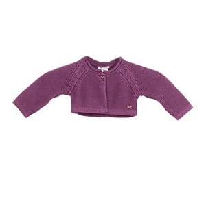 Knitted jacket with button closure 1631PUW16