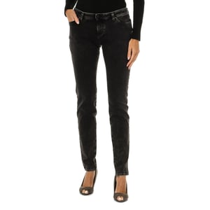 Dames lange stretch denim broek 6Y5J06-5D26Z