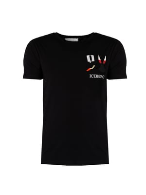 Iceberg T-Shirt Herr Svart