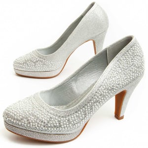 Montevita Heel Shoe Unne67 In Silver
