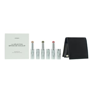 Byredo Colour Stick Set 3 x 9g with Leather Pouch Dark Blue - Solar Flare, Flower Play + Kumato
