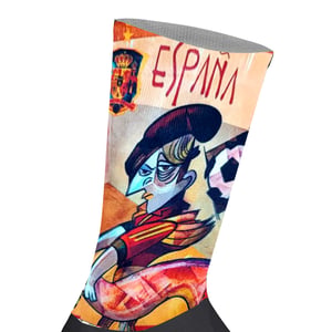 Unisex Elastic Printed Long Socks