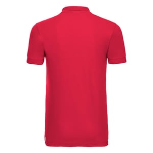 Russell Heren Rekken Korte Mouw Poloshirt (Klassiek rood)