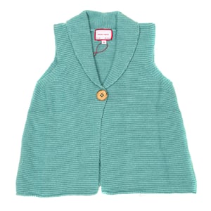 Knitted vest with lapel collar 17I11901 baby