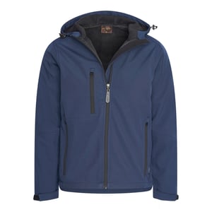 Cappuccino Italia Outdoor Jacka Softshell Hood Jacka Marinblå