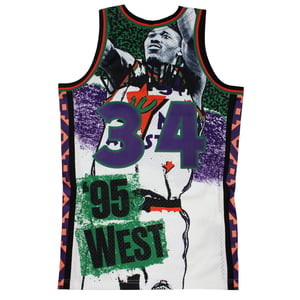 Mitchell & Ness Hakeen Olajuwon 34 1995-96 West NBA All Star Swingman Jersey