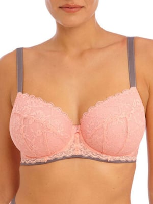Offbeat Underwired Padded Half Cup Bra