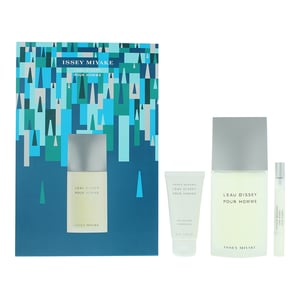 Issey Miyake L'eau D'Issey Pour Homme Eau de Toilette 125ml + 10ml + Shower Gel 50ml