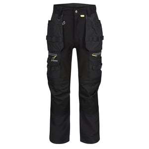 Regatta Mens Infiltrate Softshell Stretch Work Trousers (Black)
