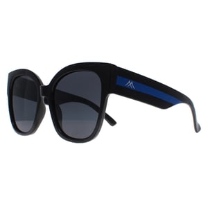 Montana MP73 D glanzend zwart blauw grijs gepolariseerde zonnebril
