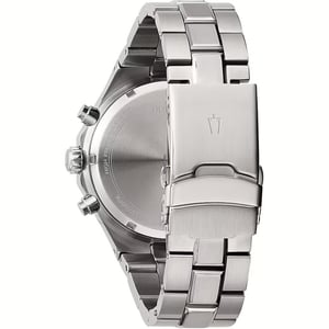 Bulova Precisionist Heren Zilveren Horloge 96B408