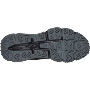 Skechers Skech-Air Sleek Envoy Leer Heren Zwart Wandelschoenen