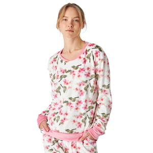 Vinterpyjamas långärmad sammet JJB4 dam