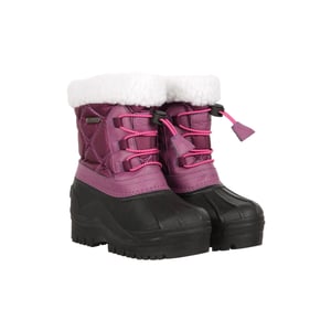 Mountain Warehouse Kinderen/Kinderen Arctic Adaptive Waterdichte Sneeuwlaarzen (Donkerpaars)