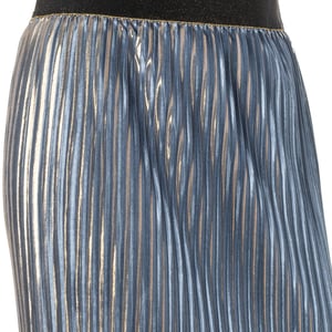 Straight cut skirt with shiny and horizontal effect KWKG01 woman