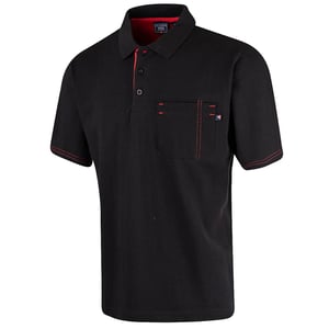 Lee Cooper Heren Piqué Polo Shirt (Zwart)
