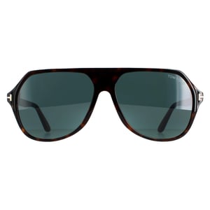 Tom Ford Aviator Mens Dark Havana Blue FT0934 Hayes Sunglasses