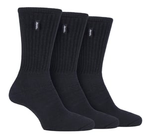 JEEP - 3 Pairs Mens Vintage Cotton Cushioned Socks for Hiking Boots