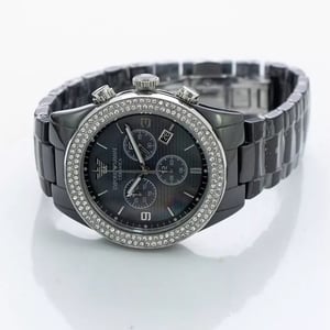 Emporio Armani AR1455 Ceramica Ladies Crystal Watch