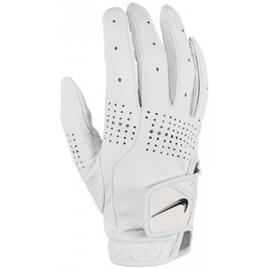 Nike Womens/Ladies Tour Classic III Leather 2020 Right Hand Golf Glove (White/Black)