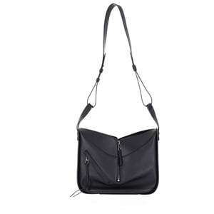 Loewe Small Hammock Bag in Black Calfskin Leather