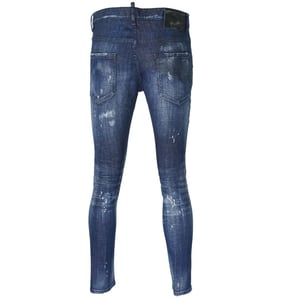 Dsquared2 Skater Jean Zip Paint Splash Jeans