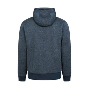 Mountain Warehouse Mens Nevis II Faux Fur Hoodie (mörkblå)