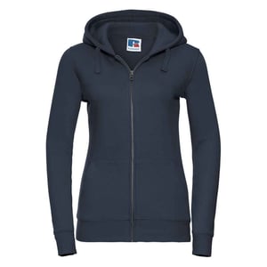 Russell Womens/Ladies Authentic Full Zip Hoodie (French Navy)