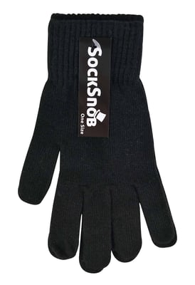Stickade Magic Thermal Wool-handskar för damer / damer för kallt väder