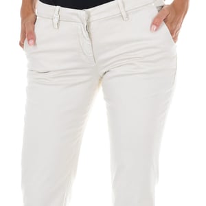 Long Chinese style pants with straight hems 70DBF0028-R123 woman