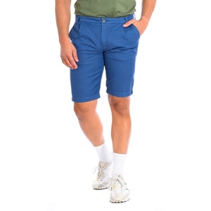 Bermudashorts med rakt skuren fåll RMB008-TL257 herr