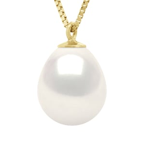 Ketting Echte Cultiveerde Zoetwater Parel Peer 9-10 mm