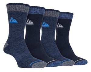 STORM BLOC - 4 Pairs Mens Cushion Sole Hiking Work Boot Socks