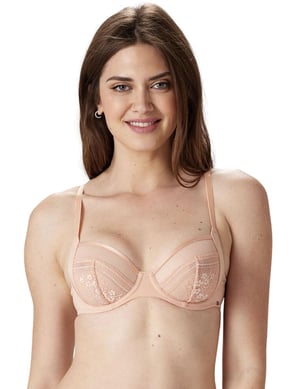 LPAXF3 Pretty Polly Botanical Lace Balconette Bra
