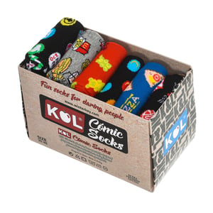 Set-6 Sokken met hoge antilekrand KL9001 dames