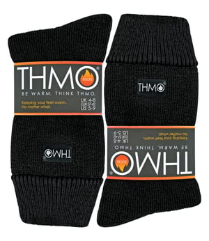 THMO - Ladies Cosy Thermal Slipper Bed Socks with Non Slip Grippers