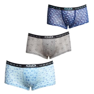 Pack-3 Boxers van ademende stof en anatomische voorkant LPG1008 jongen