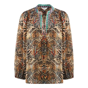 Inoa Golden Eagle 120214 Multicoloured V-Neck Blouse