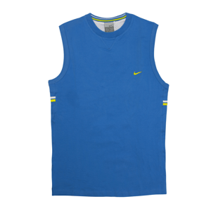 Vintage blauw Nike herenvest