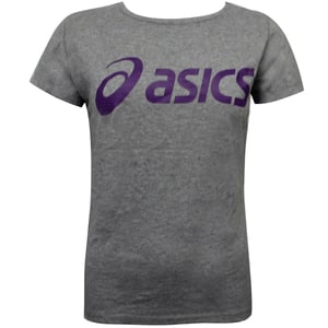 Asics Logo Dam Grå T-Shirt