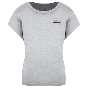 Supra Kortärmad Rund Hals Grå Dam Internationell T-shirt 192223 020