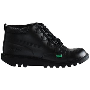 Kickers Mid Quilt Dam Svarta Kängor