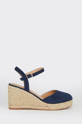 Wide Fit Rumor Closed Toe Wedges